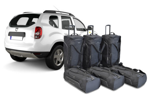 Pack de 6 sacs de voyage sur-mesure pour Dacia Duster (de 2010 à 2017) - Gamme Pro.Line