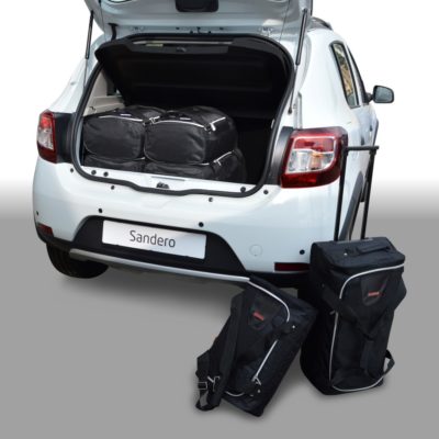 Pack de 6 sacs de voyage sur-mesure pour Dacia Sandero II (de 2012 à 2020) - Gamme Classique