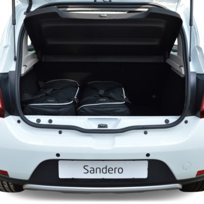 Pack de 6 sacs de voyage sur-mesure pour Dacia Sandero II (de 2012 à 2020) - Gamme Classique