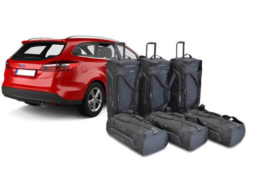 Pack de 6 sacs de voyage sur-mesure pour Ford Focus III (de 2010 à 2018) - Gamme Pro.Line