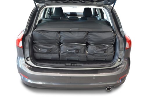 Pack de 6 sacs de voyage sur-mesure pour Ford Focus IV (depuis 2018) - Gamme Classique