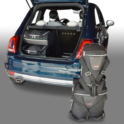 Pack de 4 sacs de voyage sur-mesure pour Fiat 500 (depuis 2007) - Gamme Classique