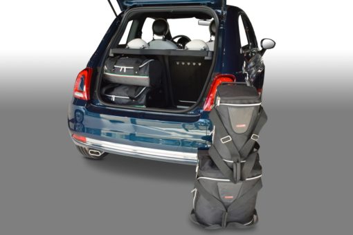 Pack de 4 sacs de voyage sur-mesure pour Fiat 500 (depuis 2007) - Gamme Classique