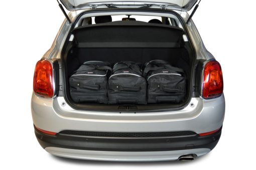 Pack de 6 sacs de voyage sur-mesure pour Fiat 500X (depuis 2015) - Gamme Classique