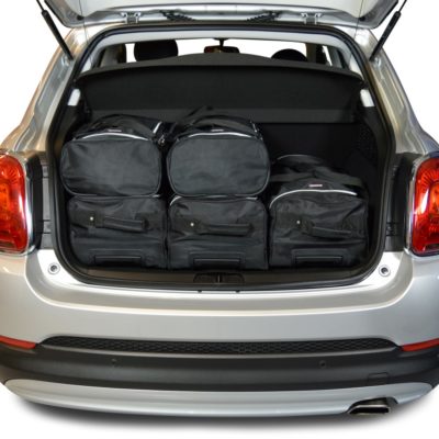 Pack de 6 sacs de voyage sur-mesure pour Fiat 500X (depuis 2015) - Gamme Classique