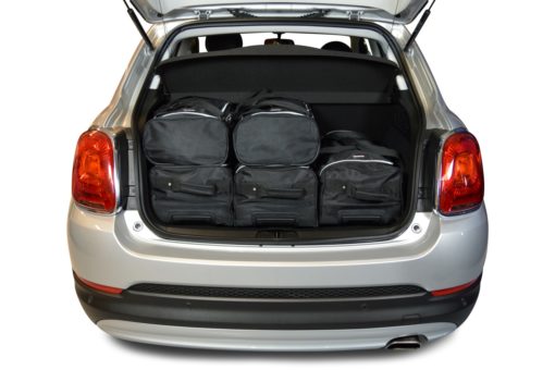 Pack de 6 sacs de voyage sur-mesure pour Fiat 500X (depuis 2015) - Gamme Classique