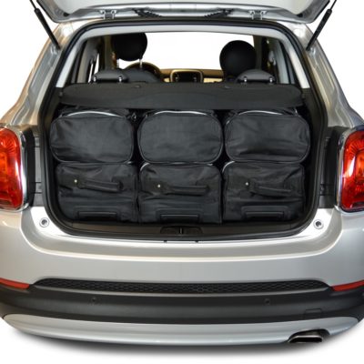 Pack de 6 sacs de voyage sur-mesure pour Fiat 500X (depuis 2015) - Gamme Classique