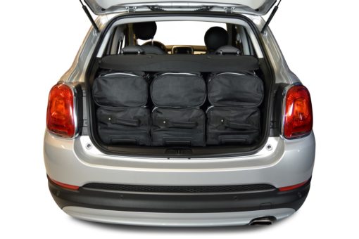 Pack de 6 sacs de voyage sur-mesure pour Fiat 500X (depuis 2015) - Gamme Classique