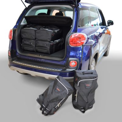 Pack de 6 sacs de voyage sur-mesure pour Fiat 500L (depuis 2012) - Gamme Classique