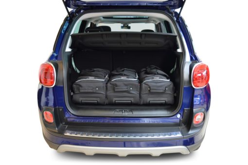 Pack de 6 sacs de voyage sur-mesure pour Fiat 500L (depuis 2012) - Gamme Classique