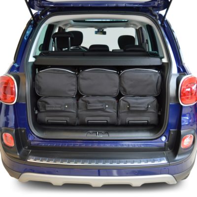 Pack de 6 sacs de voyage sur-mesure pour Fiat 500L (depuis 2012) - Gamme Classique