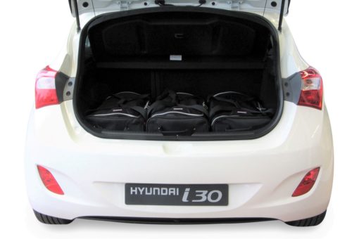 Pack de 6 sacs de voyage sur-mesure pour Hyundai i30 (GD) (de 2012 à 2017) - Gamme Classique