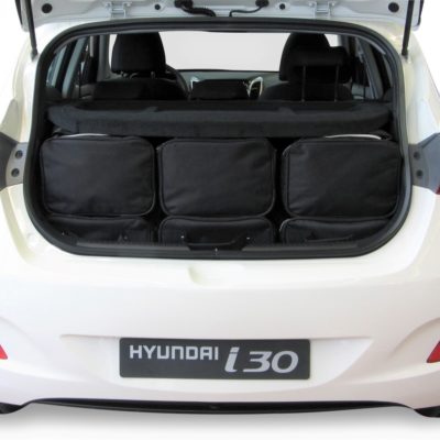 Pack de 6 sacs de voyage sur-mesure pour Hyundai i30 (GD) (de 2012 à 2017) - Gamme Classique