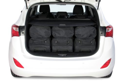 Pack de 6 sacs de voyage sur-mesure pour Hyundai i30 CW (GD) (de 2012 à 2017) - Gamme Classique