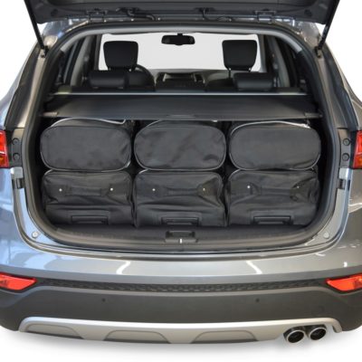 Pack de 6 sacs de voyage sur-mesure pour Hyundai Santa Fe (DM) (de 2012 à 2018) - Gamme Classique