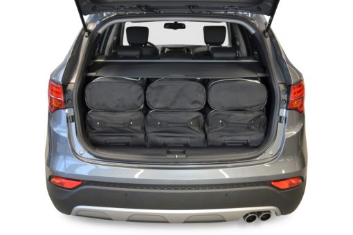 Pack de 6 sacs de voyage sur-mesure pour Hyundai Santa Fe (DM) (de 2012 à 2018) - Gamme Classique