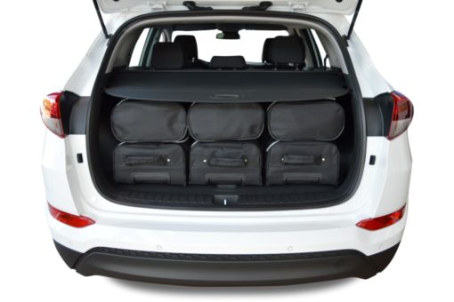 Pack de 6 sacs de voyage sur-mesure pour Hyundai Tucson (TL) (de 2015 à 2020) - Gamme Classique