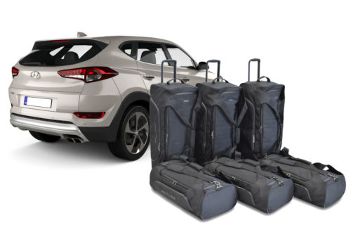 Pack de 6 sacs de voyage sur-mesure pour Hyundai Tucson (TL) (de 2015 à 2020) - Gamme Pro.Line