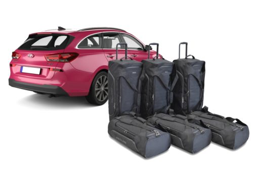 Pack de 6 sacs de voyage sur-mesure pour Hyundai i30 (PD) (depuis 2017) - Gamme Pro.Line