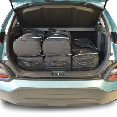 Pack de 6 sacs de voyage sur-mesure pour Hyundai Kona (OS) (de 2017 à 2022) - Gamme Classique