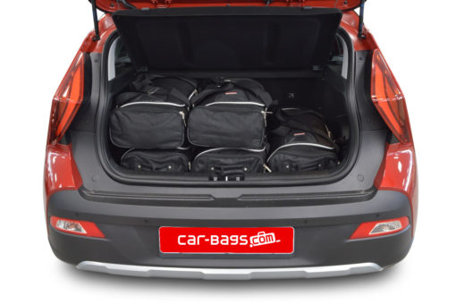 Pack de 6 sacs de voyage sur-mesure pour Hyundai Bayon (BC3 CUV) (depuis 2021) - Gamme Classique