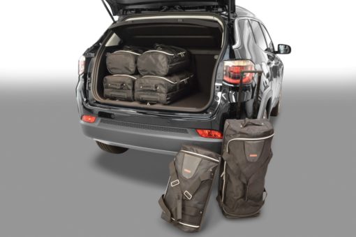 Pack de 6 sacs de voyage sur-mesure pour Jeep Compass (MP) (depuis 2017) - Gamme Classique