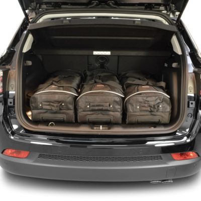 Pack de 6 sacs de voyage sur-mesure pour Jeep Compass (MP) (depuis 2017) - Gamme Classique