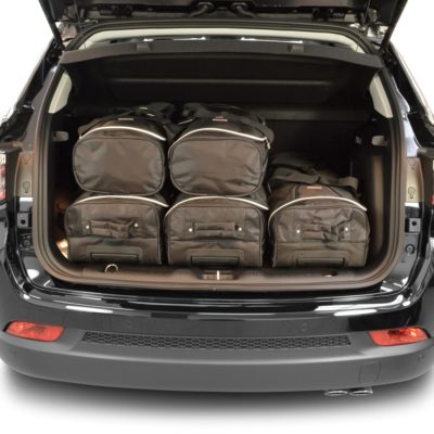 Pack de 6 sacs de voyage sur-mesure pour Jeep Compass (MP) (depuis 2017) - Gamme Classique