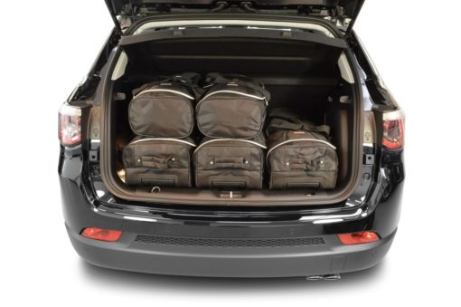 Pack de 6 sacs de voyage sur-mesure pour Jeep Compass (MP) (depuis 2017) - Gamme Classique