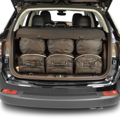 Pack de 6 sacs de voyage sur-mesure pour Jeep Compass (MP) (depuis 2017) - Gamme Classique