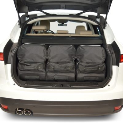 Pack de 6 sacs de voyage sur-mesure pour Jaguar F-Pace (depuis 2016) - Gamme Classique