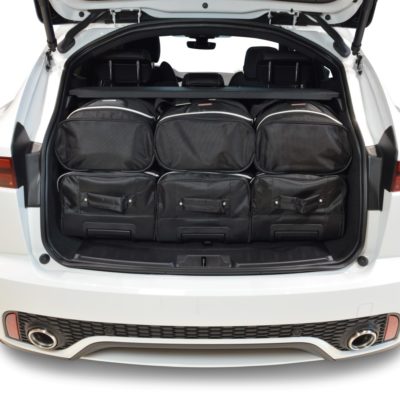 Pack de 6 sacs de voyage sur-mesure pour Jaguar E-Pace (depuis 2017) - Gamme Classique