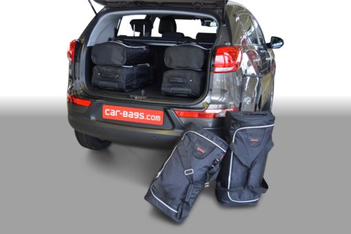 Pack de 6 sacs de voyage sur-mesure pour Kia Sportage III (SL) (de 2010 à 2015) - Gamme Classique