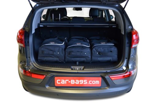 Pack de 6 sacs de voyage sur-mesure pour Kia Sportage III (SL) (de 2010 à 2015) - Gamme Classique