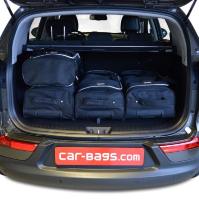 Pack de 6 sacs de voyage sur-mesure pour Kia Sportage III (SL) (de 2010 à 2015) - Gamme Classique