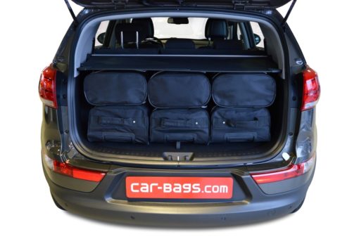 Pack de 6 sacs de voyage sur-mesure pour Kia Sportage III (SL) (de 2010 à 2015) - Gamme Classique