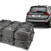 Pack de 6 sacs de voyage sur-mesure pour Kia Venga (de 2009 à 2019) - Gamme Classique