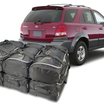 Pack de 6 sacs de voyage sur-mesure pour Kia Sorento (JC-BL) (de 2002 à 2009) - Gamme Classique