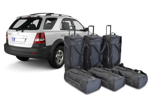 Pack de 6 sacs de voyage sur-mesure pour Kia Sorento (JC-BL) (de 2002 à 2009) - Gamme Pro.Line