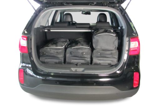 Pack de 6 sacs de voyage sur-mesure pour Kia Sorento (XM) (de 2009 à 2015) - Gamme Classique