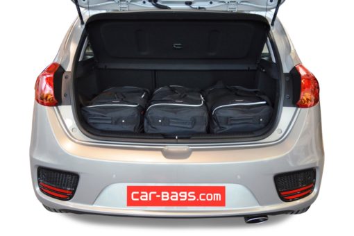 Pack de 6 sacs de voyage sur-mesure pour Kia Cee'd (JD) (de 2012 à 2018) - Gamme Classique