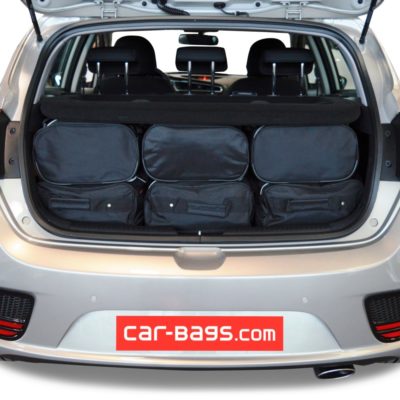 Pack de 6 sacs de voyage sur-mesure pour Kia Cee'd (JD) (de 2012 à 2018) - Gamme Classique