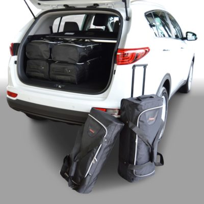 Pack de 6 sacs de voyage sur-mesure pour Kia Sportage IV (QL) (de 2015 à 2021) - Gamme Classique