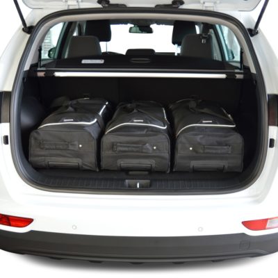 Pack de 6 sacs de voyage sur-mesure pour Kia Sportage IV (QL) (de 2015 à 2021) - Gamme Classique