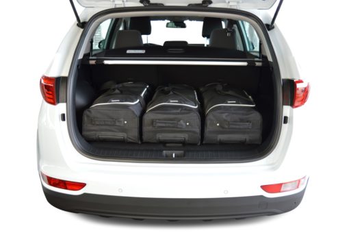 Pack de 6 sacs de voyage sur-mesure pour Kia Sportage IV (QL) (de 2015 à 2021) - Gamme Classique