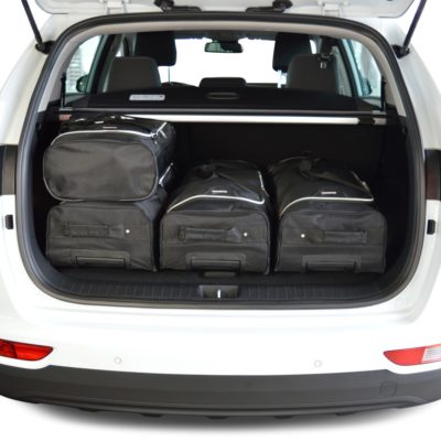 Pack de 6 sacs de voyage sur-mesure pour Kia Sportage IV (QL) (de 2015 à 2021) - Gamme Classique