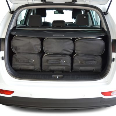 Pack de 6 sacs de voyage sur-mesure pour Kia Sportage IV (QL) (de 2015 à 2021) - Gamme Classique