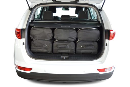 Pack de 6 sacs de voyage sur-mesure pour Kia Sportage IV (QL) (de 2015 à 2021) - Gamme Classique