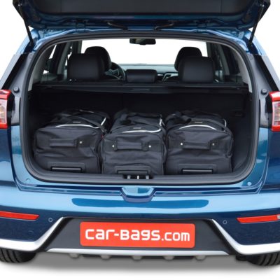 Pack de 6 sacs de voyage sur-mesure pour Kia Niro (DE) (de 2016 à 2022) - Gamme Classique