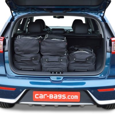 Pack de 6 sacs de voyage sur-mesure pour Kia Niro (DE) (de 2016 à 2022) - Gamme Classique